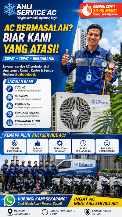 Ahli Service AC Profesional
